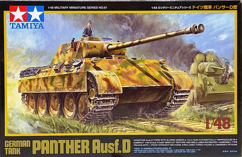 German Tank Panther Ausf. D, 1:48 (pidemmällä toimitusajalla)
