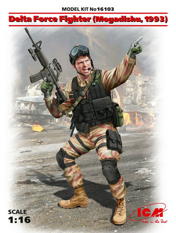 Delta Force Fighter (Mogadishu,1993), 1:16 (pidemmällä toimitusajalla)