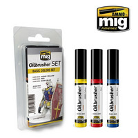 Oilbrusher Set, Basic Colors