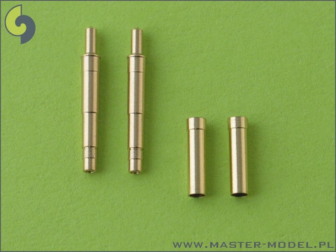 German Machine Gun MK 108 (30mm) Barrels & Blast Tubes (2pcs), 1:48
