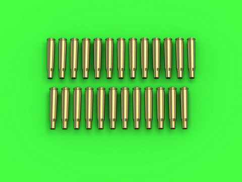 Browning .50 Cal (12.7mm) Empty Shells (25pcs), 1:35