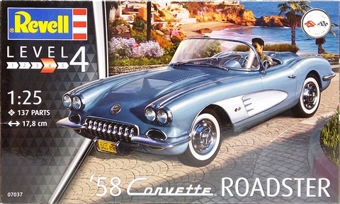 Corvette Roadster '58, 1:25 (pidemmällä toimitusajalla)