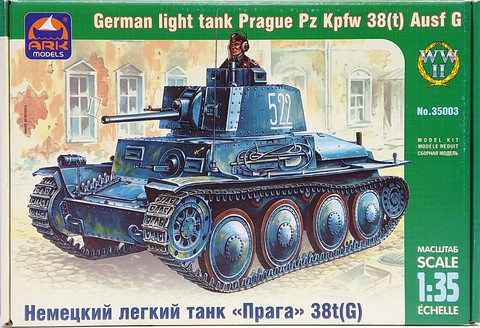 German Light Tank Pz.Kpfw. 38(t) Ausf.G, 1:35 (pidemmällä toimitusajalla)