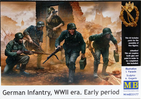 German Infantry, WWII era. Early Period, 1:35 (pidemmällä toimitusajalla)
