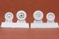 Folland Gnat T.1 Wheel Set (for Airfix kit), 1:48