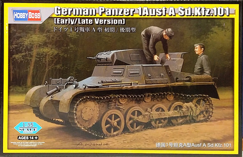 German Panzer I Ausf. A Sd.Kfz.101 (Early/Late Version), 1:35 (pidemmällä toimitusajalla)