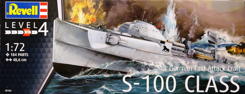 German Fast Attack Craft S-100 Class, 1:72 (pidemmällä toimitusajalla)