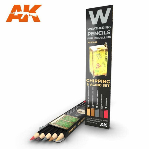 Weathering Pencils, Chipping & Aging Set