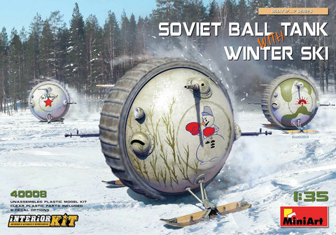 Soviet Ball Tank with Winter Ski, 1:35