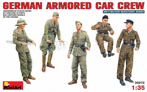 German Armored Car Crew, 1:35