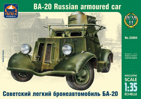 BA-20 Russian Armoured car, 1:35 (pidemmällä toimitusajalla)