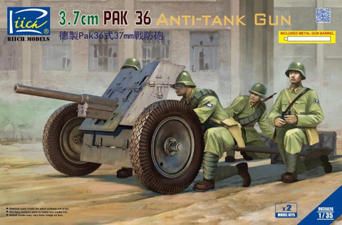 3,7 cm PaK 36 Anti-Tank Gun, 1:35 (pidemmällä toimitusajalla)