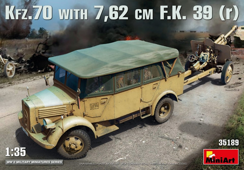 Kfz.70 & 7,62 cm F.K. 39(r), 1:35 (Pidemmällä toimitusajalla)