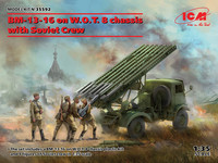 BM-13-16 on W.O.T. 8 chassis with Soviet Crew, 1:35 (pidemmällä toimitusajalla)