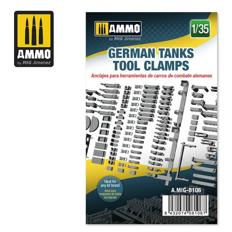 German Tanks Tool Clamps, 1:35
