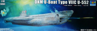 DKM U-Boat Type VIIC U-552, 1:48 (pidemmällä toimitusajalla)