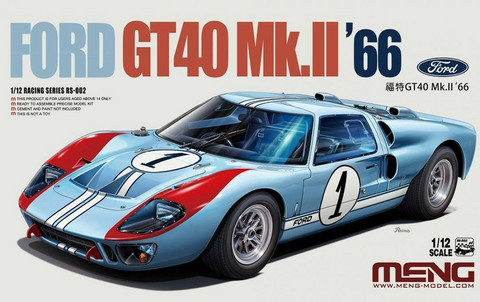 Ford GT40 Mk.II '66, 1:12 (pidemmällä toimitusajalla)