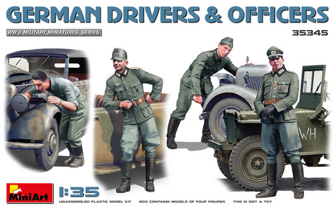 German Drivers & Officers, 1:35