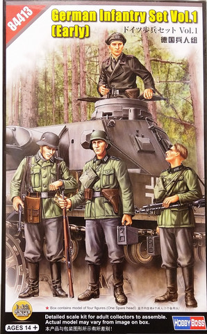 German Infantry Set Vol.1 (Early), 1:35 (pidemmällä toimitusajalla)