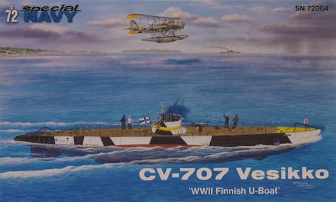 CV-707 Vesikko, 1:72 (pidemmällä toimitusajalla)