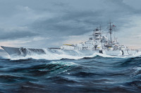 German Bismarck Battleship, 1:350 (pidemmällä toimitusajalla)