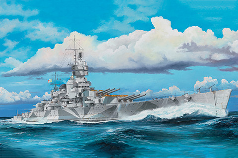Italian Navy Battleship RN Vittorio Veneto 1940, 1:350 (pidemmällä toimitusajalla)