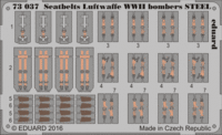 Seatbelts Luftwaffe WWII Bombers (steel), 1:72