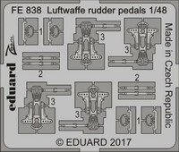 Luftwaffe Rudder Pedals, 1:48