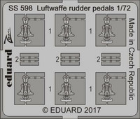 Luftwaffe Rudder Pedals, 1:72