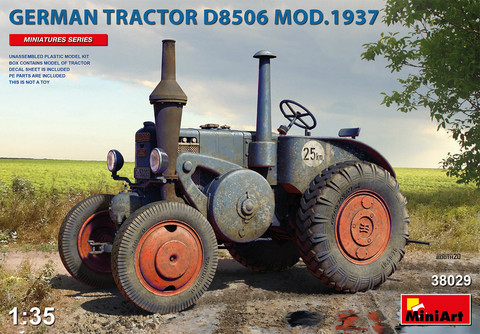 German Tractor D8506 Mod.1937, 1:35 (pidemmällä toimitusajalla)