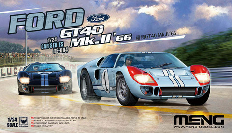 Ford GT 40 Mk. II '66, 1:24 (pidemmällä toimitusajalla)