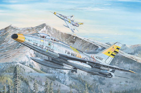 F-100F Super Sabre, 1:32 (pidemmällä toimitusajalla)