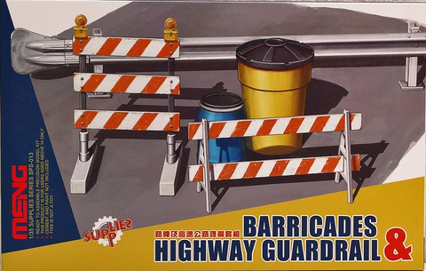 Barricades & Highway Guardrail, 1:35