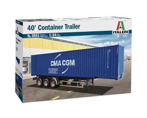 40' Container Trailer, 1:24 (pidemmällä toimitusajalla)
