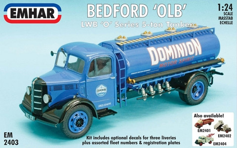 Bedford OLB, LWB Tanker, 1:24 (pidemmällä toimituksella)