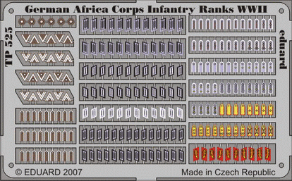 German Africa Corps Infantry Ranks WWII, 1:35