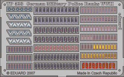 German Military Police Ranks WWII, 1:35