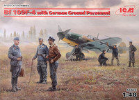 Bf 109F-4 with German Ground Personnel, 1:48 (pidemmällä toimitusajalla)