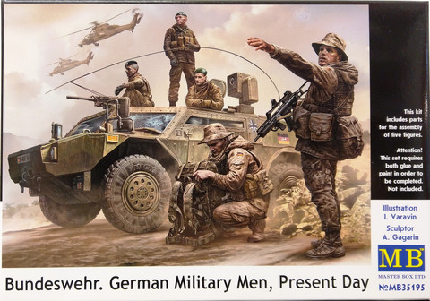 Bundeswehr, German Military Men, 1:35 (pidemmällä toimitusajalla)