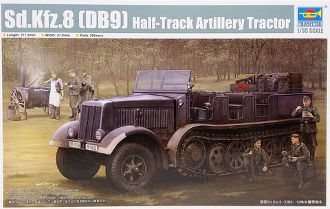 Sd.Kfz.8 (DB9) Half-Track Artillery Tractor, 1:35 (pidemmällä toimitusajalla)