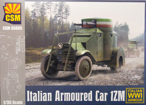 Italian Armoured Car 1ZM, 1:35 (pidemmällä toimitusajalla)