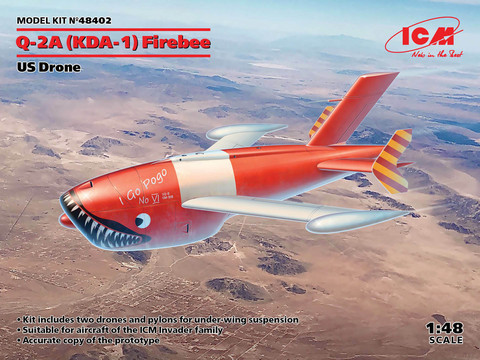 KDA-1(Q-2A) Firebee, 1:48 (pidemmällä toimitusajalla)