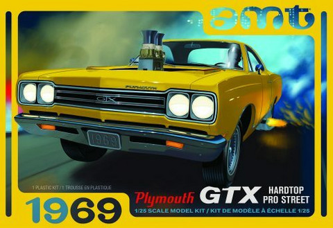 1969 Plymouth GTX Hard Top Pro Street, 1:25 (pidemmällä toimitusajalla)