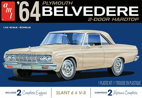 1964 Plymouth Belvedere w/ Slant 6 Engine, 1:25 (pidemmällä toimitusajalla)