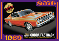 1969 Ford Torino Cobra Fastback, 1:25 (pidemmällä toimitusajalla)