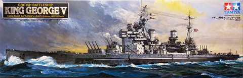 British Battleship King George V, 1:350 (pidemmällä toimitusajalla)