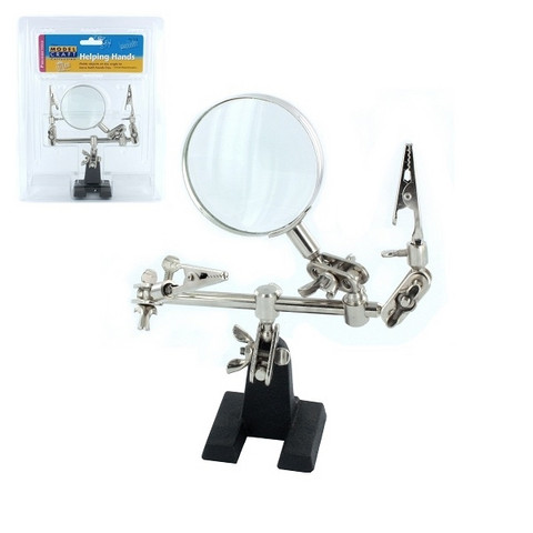 Helping Hands & Glass Magnifier