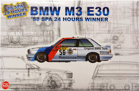 BMW M3 E30 '88 Spa 24 Hours Winner, 1:24 (pidemmällä toimitusajalla)