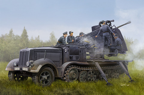 German 5cm FLAK 41 auf Selbstfahrlafette (Sd.Kfz.7/2), 1:35 (pidemmällä toimitusajalla)