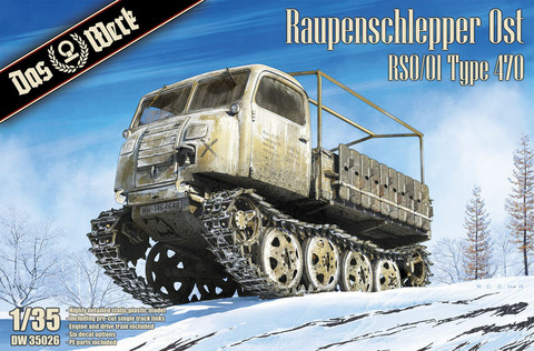 Raupenschlepper Ost RSO/01 Type 470, 1:35 (pidemmällä toimitusajalla)